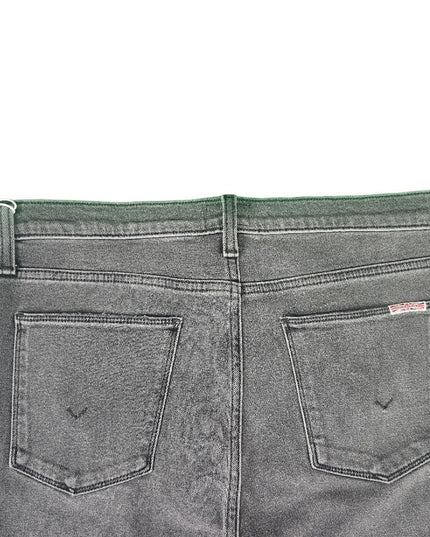 NWT Womens Hudson Jeans | 34 Demetria Blair High Rise Boot Cut Crop | Black