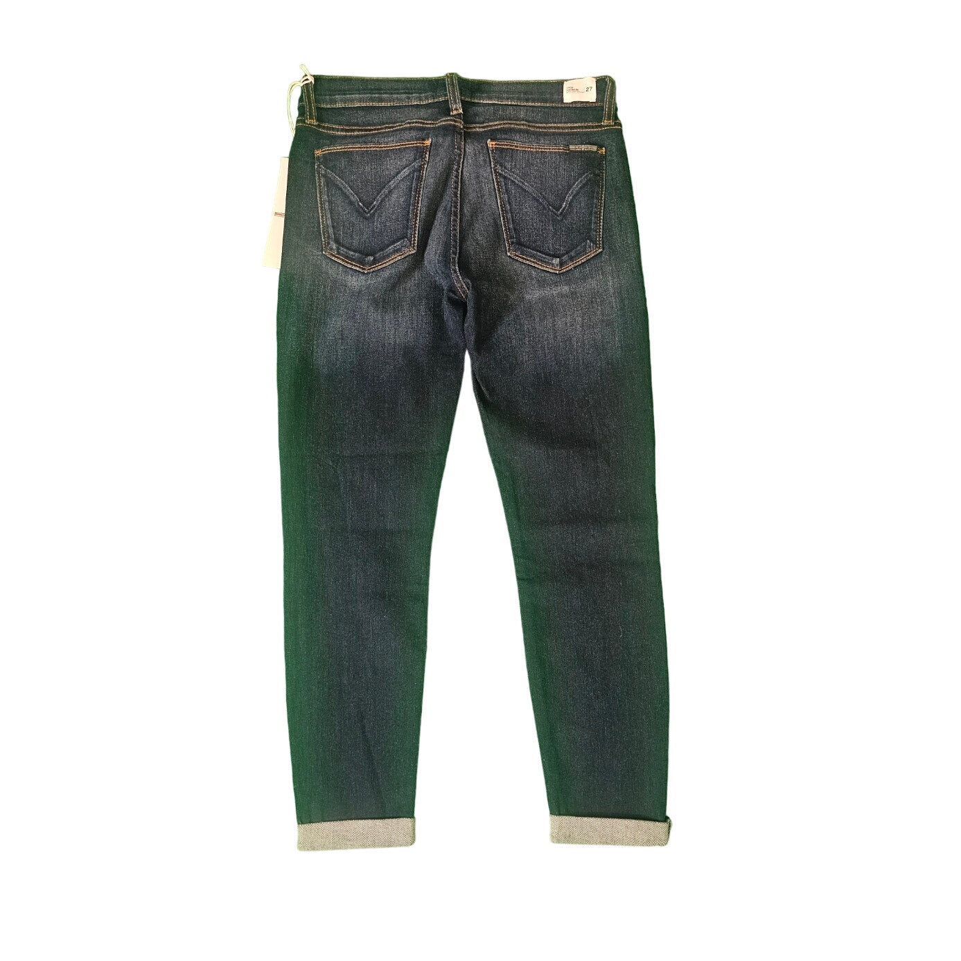 New Women's Hudson Jeans | Size 27 | Harkin Super Skinny Crop w/ Cuff | Blue