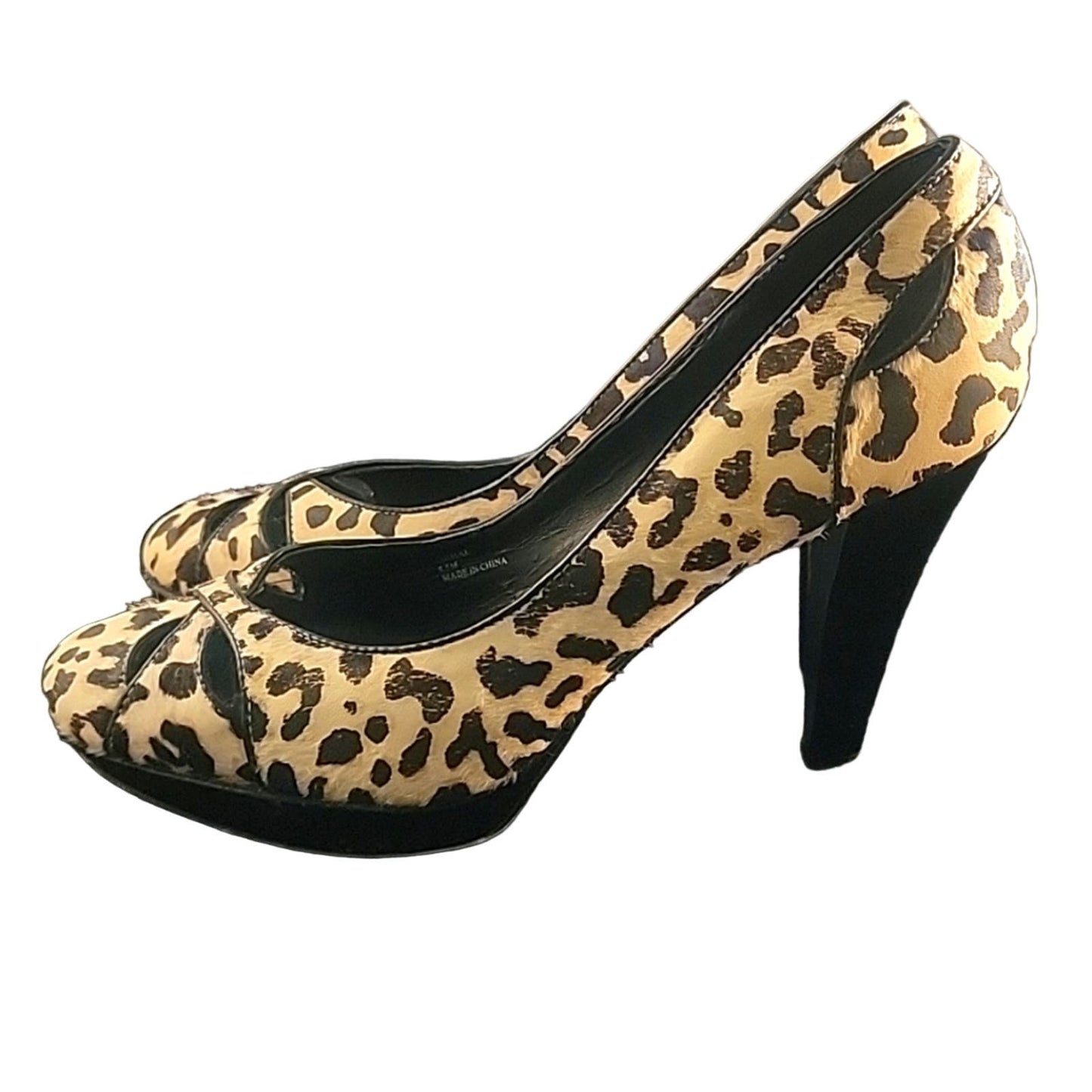 WHITE HOUSE BLACK MARKET | Platform Animal Print Pump | sz 8.5m