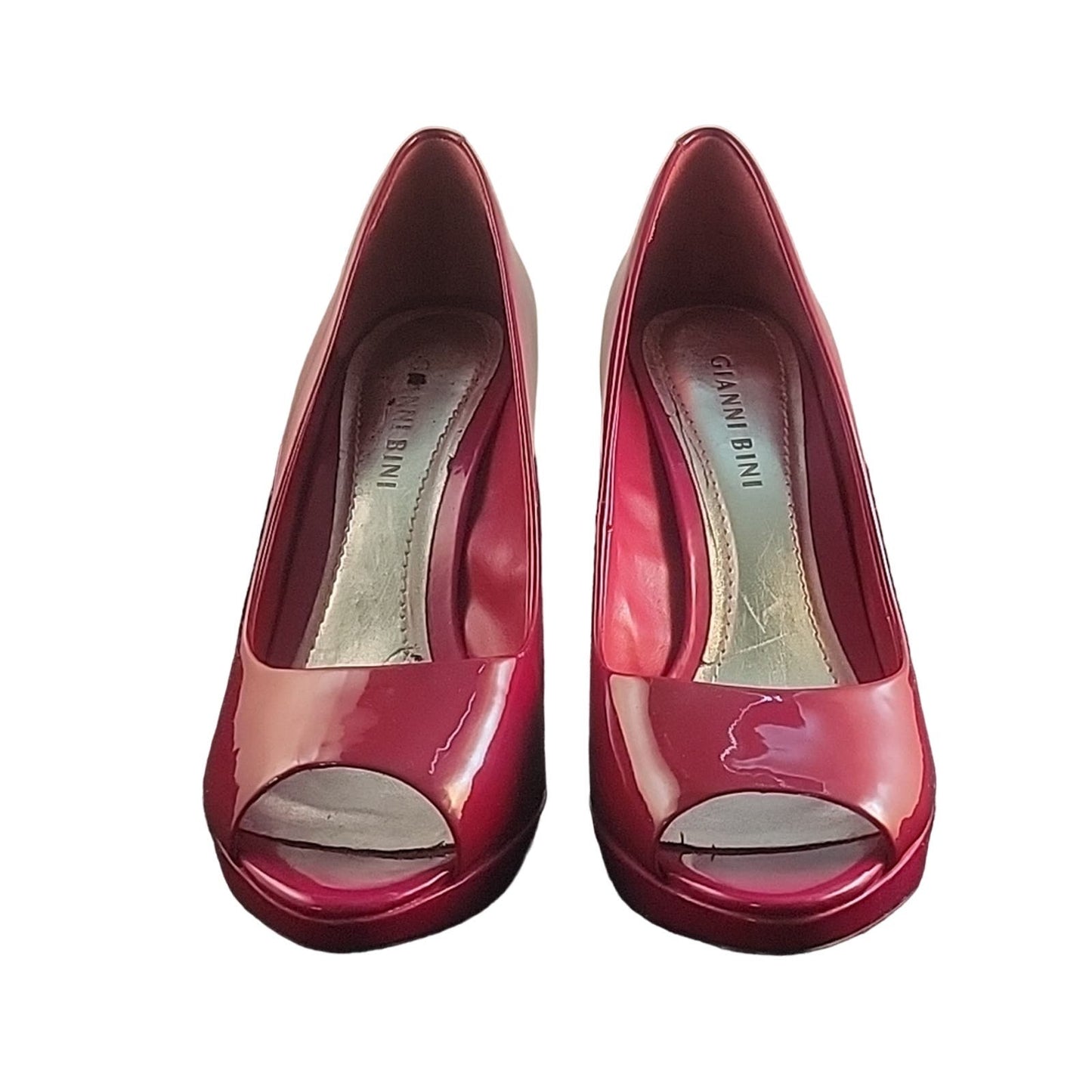 GIANNI BINI | Red Platform Heels | sz 6.5m