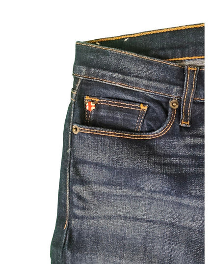 New Women's Hudson Jeans | Size 27 | Harkin Super Skinny Crop w/ Cuff | Blue