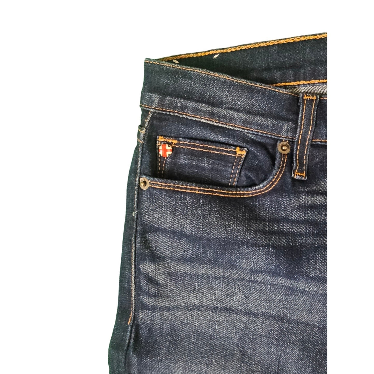 New Women's Hudson Jeans | Size 27 | Harkin Super Skinny Crop w/ Cuff | Blue