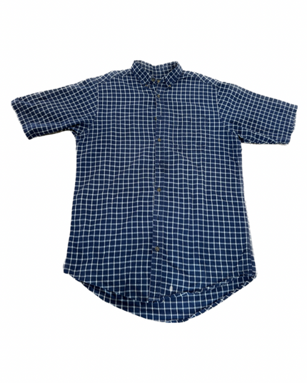 Pre-Owned Woolrich Plaid Button Up Size L Tall
