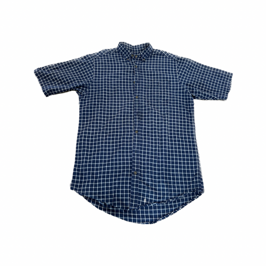 Pre-Owned Woolrich Plaid Button Up Size L Tall