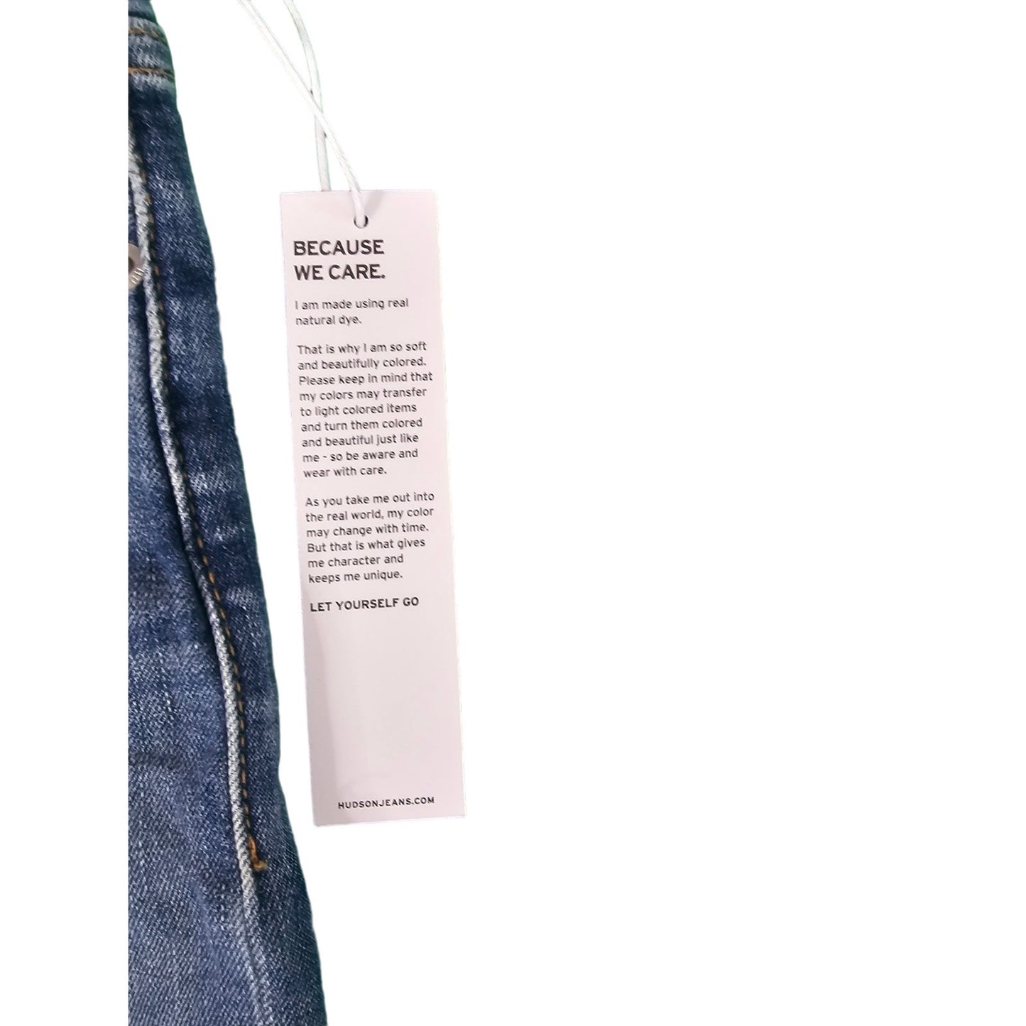 NWT Womens Hudson Jeans |  size 26 Collin Skinny | Blue