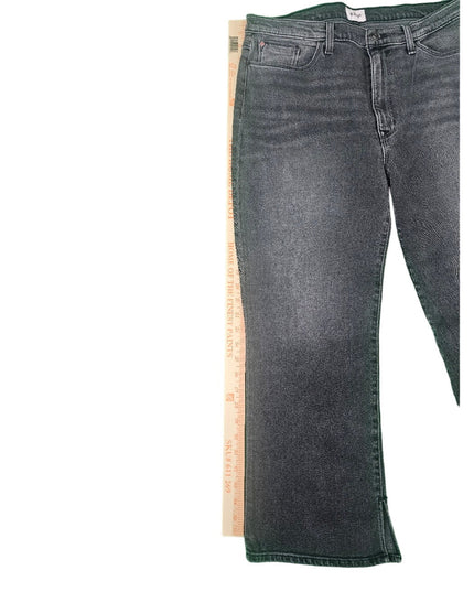 NWT Womens Hudson Jeans | 34 Demetria Blair High Rise Boot Cut Crop | Black