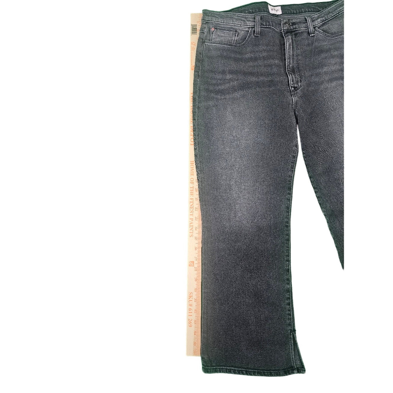 NWT Womens Hudson Jeans | 34 Demetria Blair High Rise Boot Cut Crop | Black