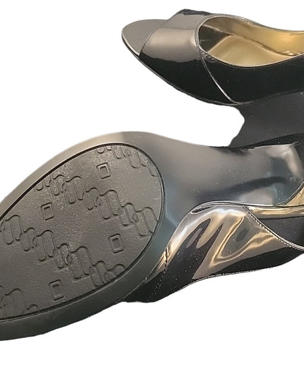 BANDOLINO | Black Pattent Leather Heel | sz 8.5