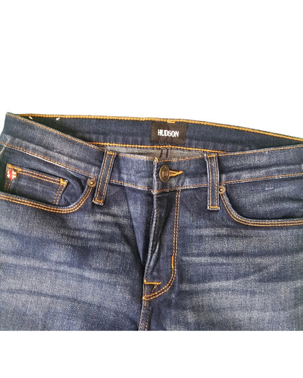 New Women's Hudson Jeans | Size 27 | Harkin Super Skinny Crop w/ Cuff | Blue