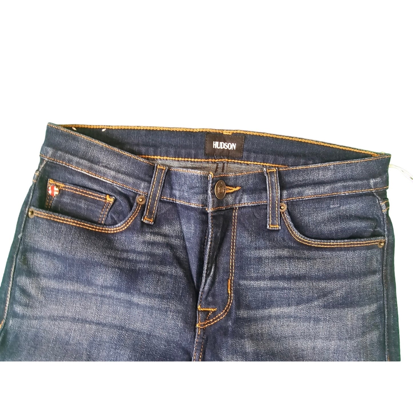 New Women's Hudson Jeans | Size 27 | Harkin Super Skinny Crop w/ Cuff | Blue