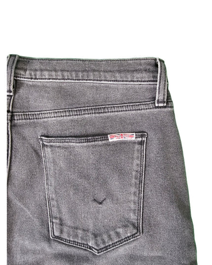 NWT Womens Hudson Jeans | 34 Demetria Blair High Rise Boot Cut Crop | Black