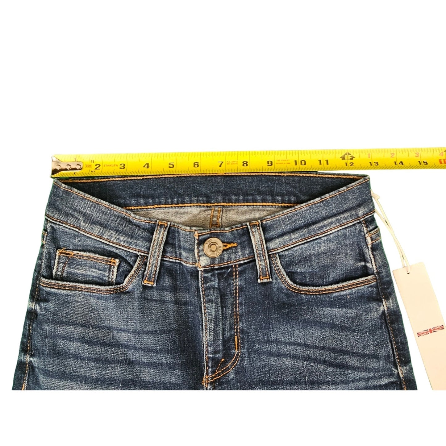 New Women's Hudson Jeans | Size 24 | Krista Super Skinny | Indigo Blue
