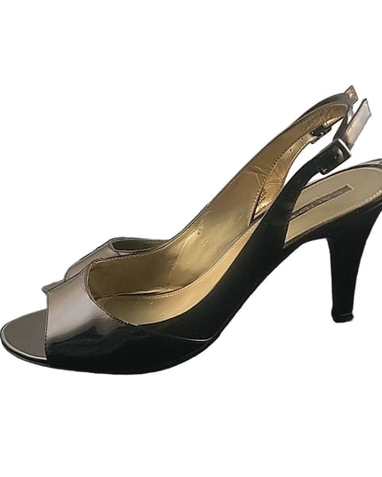 BANDOLINO | Black Pattent Leather Heel | sz 8.5