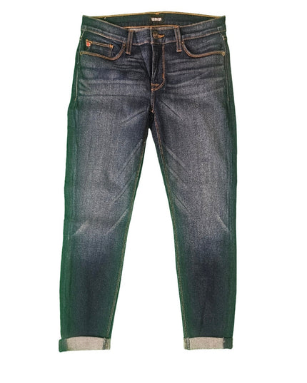 New Women's Hudson Jeans | Size 27 | Harkin Super Skinny Crop w/ Cuff | Blue