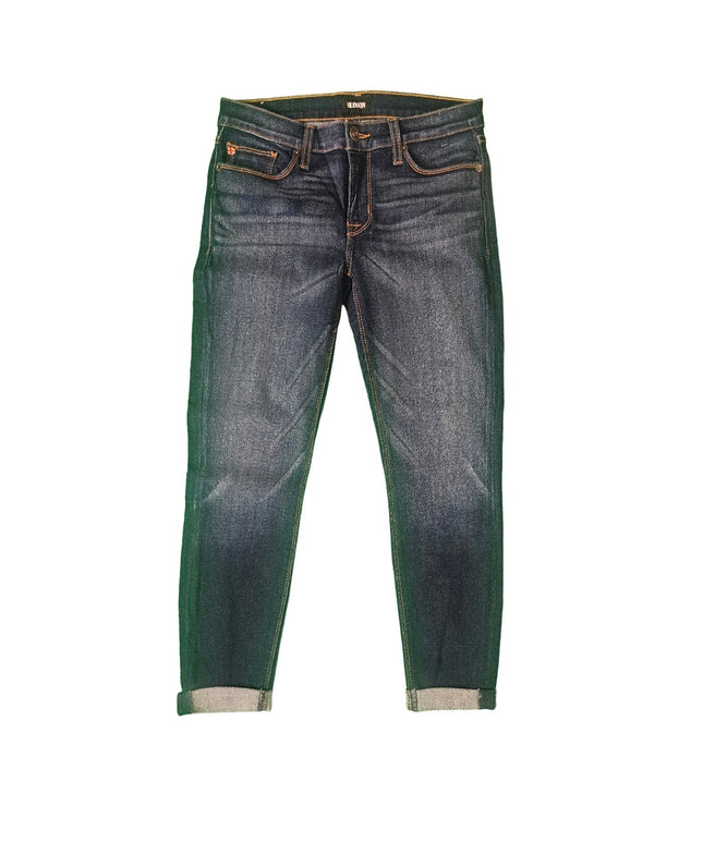 New Women's Hudson Jeans | Size 27 | Harkin Super Skinny Crop w/ Cuff | Blue