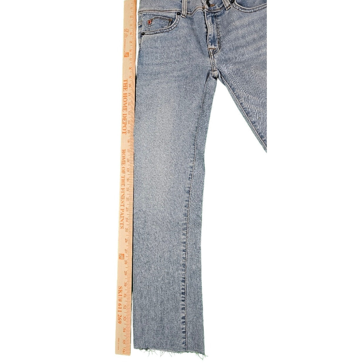 New Womens Hudson Jeans | size 26 | Crop Ginny Straight |  Light Blue