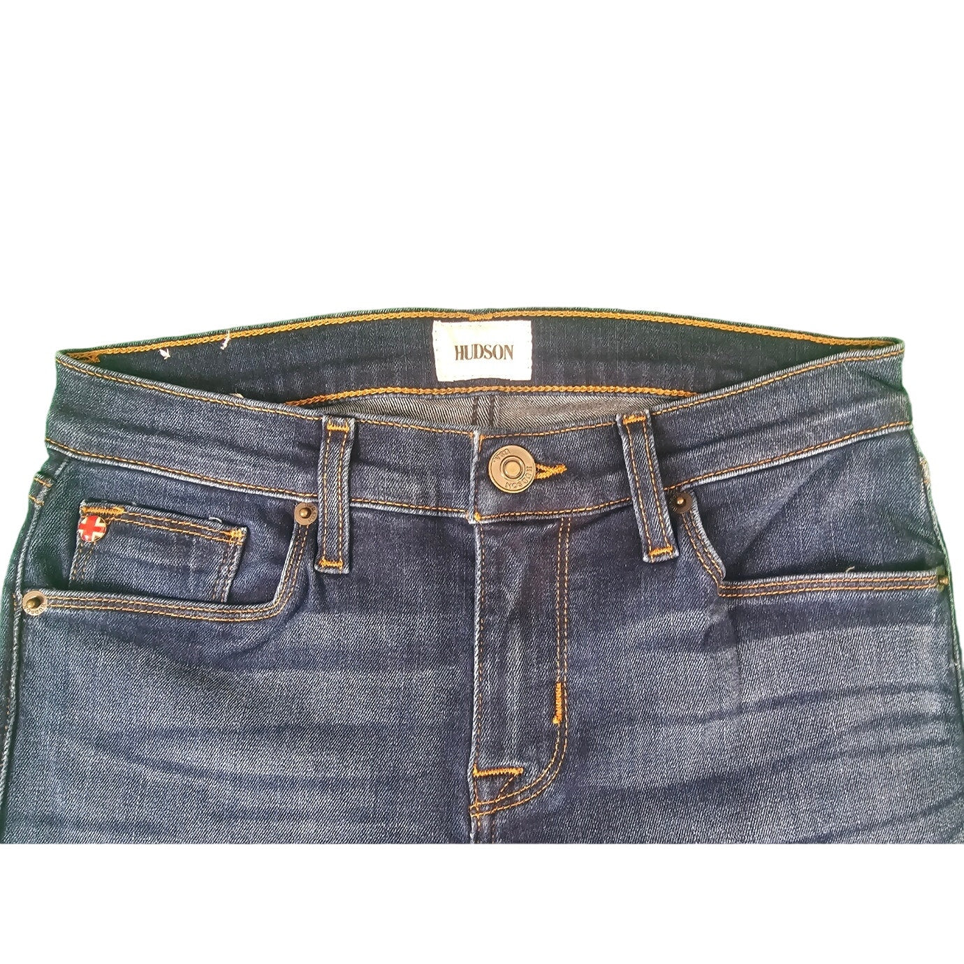 New Women's Hudson Jeans | Size 25 | Krista Super Skinny Ankle | Indigo Blue