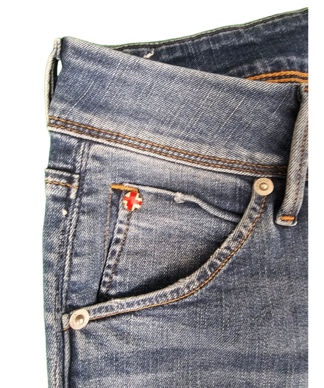 New Women's Hudson Jeans | Size 26 | Collin Skinny | Blue