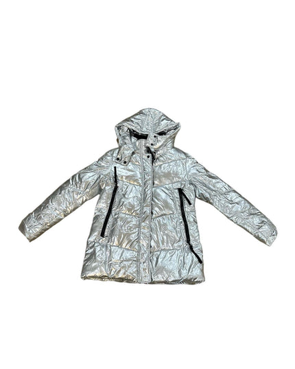 Vince Camuto Metallic Puffer Coat Size M