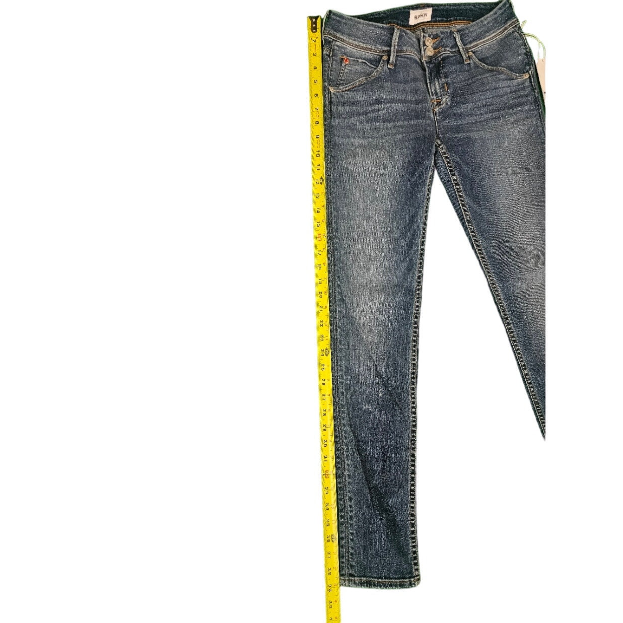 New Women's Hudson Jeans | Size 26 | Collin Skinny | Blue