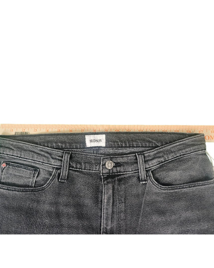 NWT Womens Hudson Jeans | 34 Demetria Blair High Rise Boot Cut Crop | Black