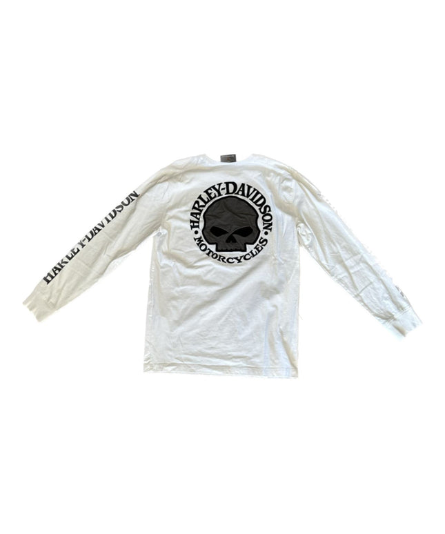 HARLEY DAVIDSON | Skull Long Sleeve Mens T-shirt | Size M