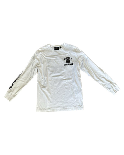 HARLEY DAVIDSON | Skull Long Sleeve Mens T-shirt | Size M