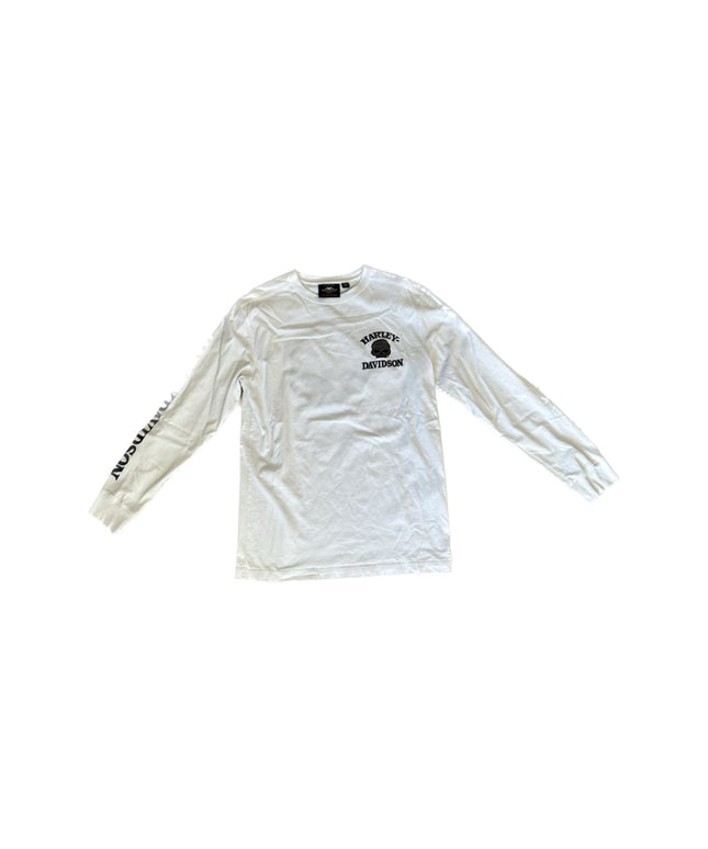 HARLEY DAVIDSON | Skull Long Sleeve Mens T-shirt | Size M