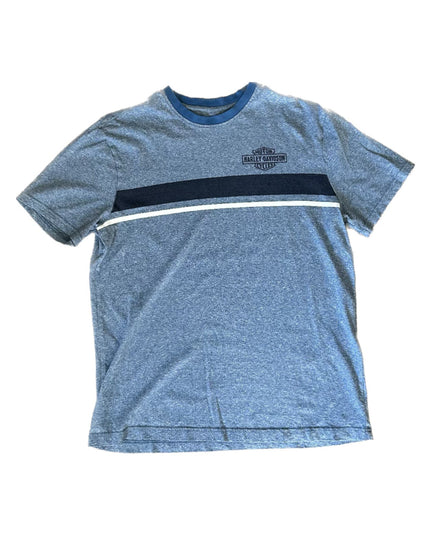 HARLEY DAVIDSON | Mens Stripe T-shirt | Size M